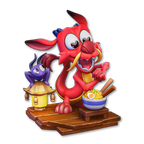 Miniatura Chibi Mushu (Mulan)