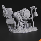 imagem ilustrativas do modelo a ser produzido,  Figure Chibi Noco&nbsp;de Clair Obscure Expedition 33. Impressão 3D detalhada. 