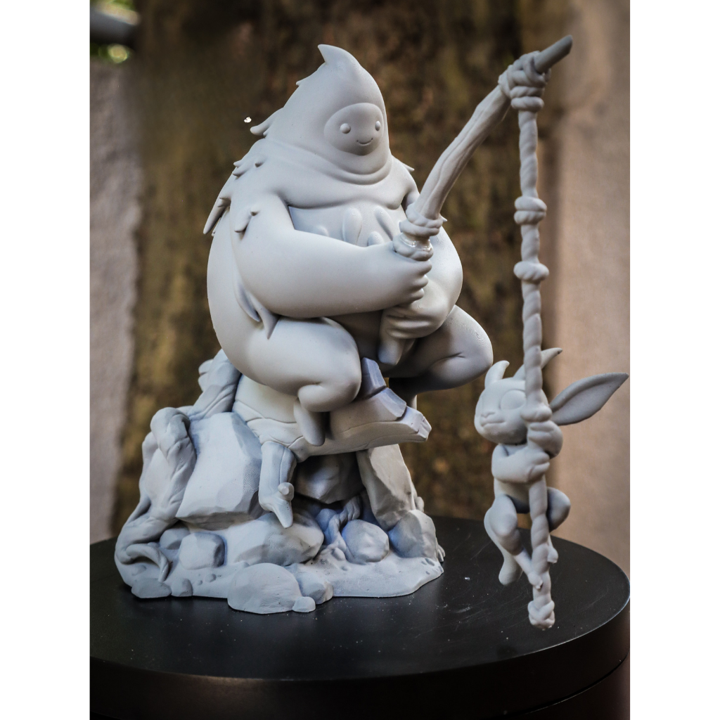 imagens são ilustrativas do modelo a ser produzido, Figure Ori and Naru impressa em resina.