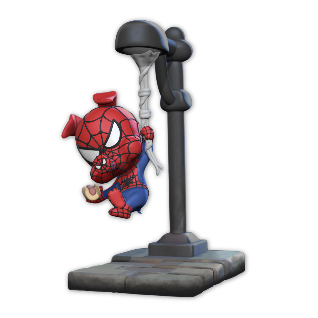 Chibi Spider-Ham Peter Porker: O Porco-Aranha