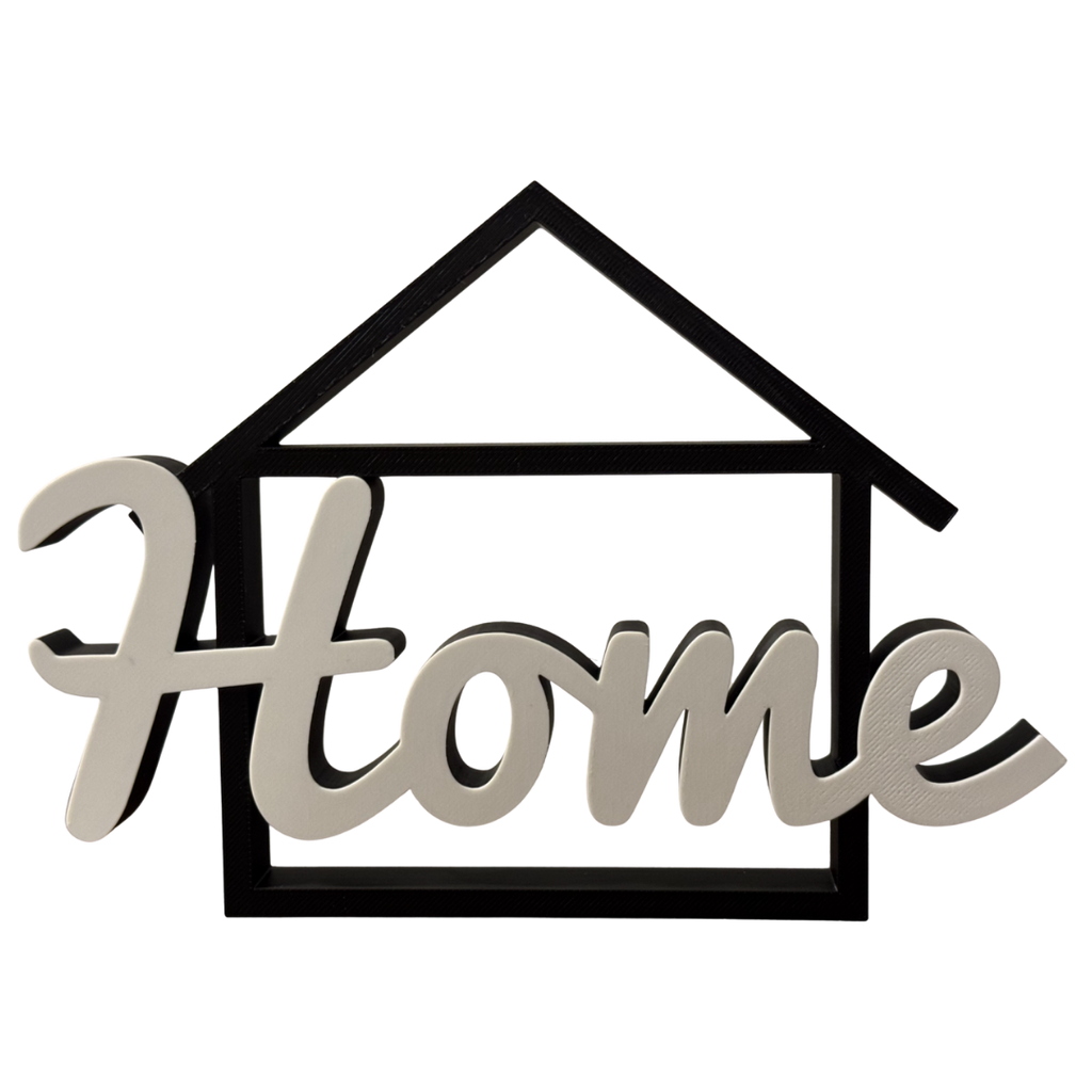 imagem placa home decorativa