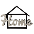 imagem placa home decorativa
