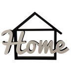 imagem placa home decorativa