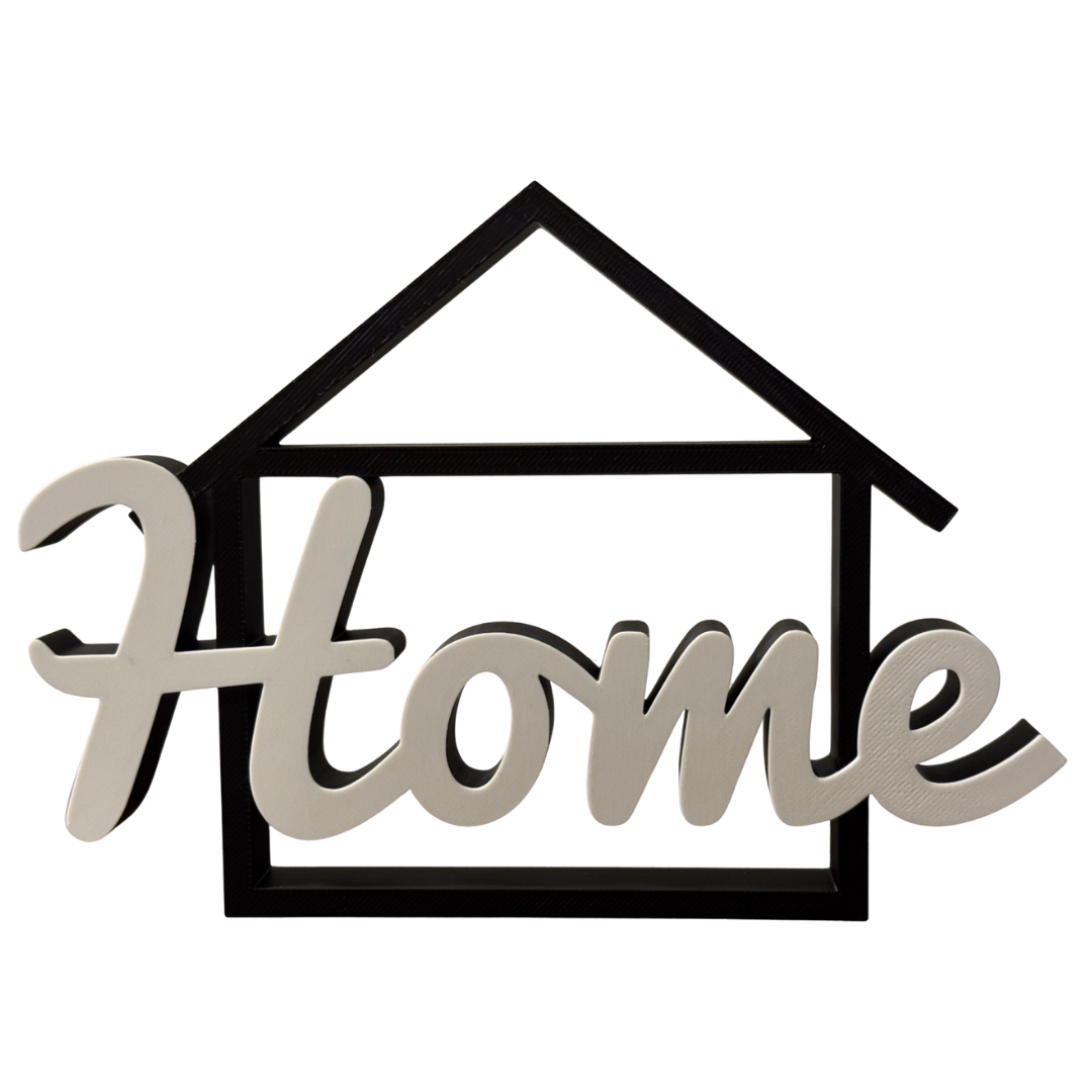 imagem placa home decorativa