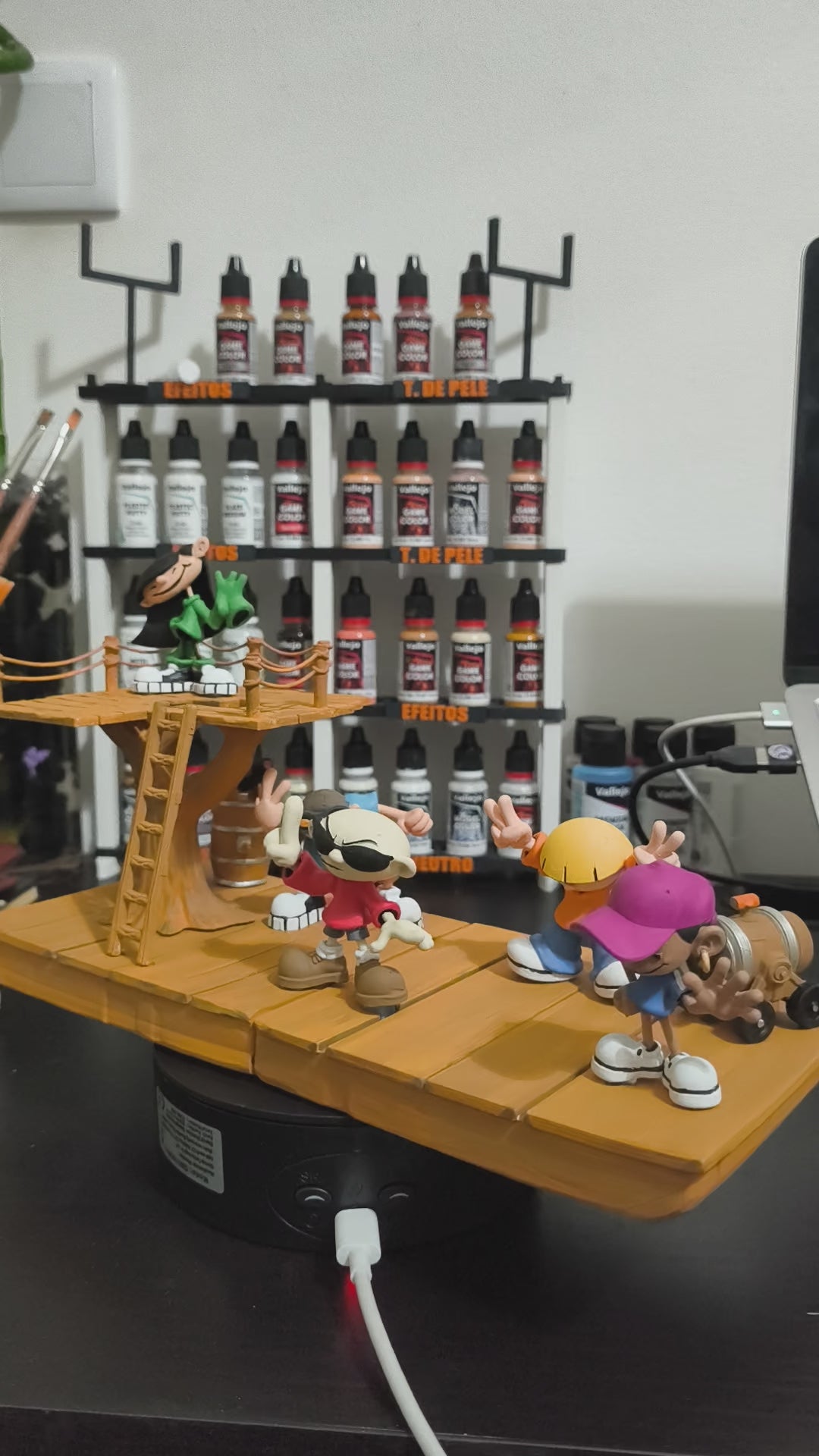 Diorama KND: A Turma do Bairro (Resina)