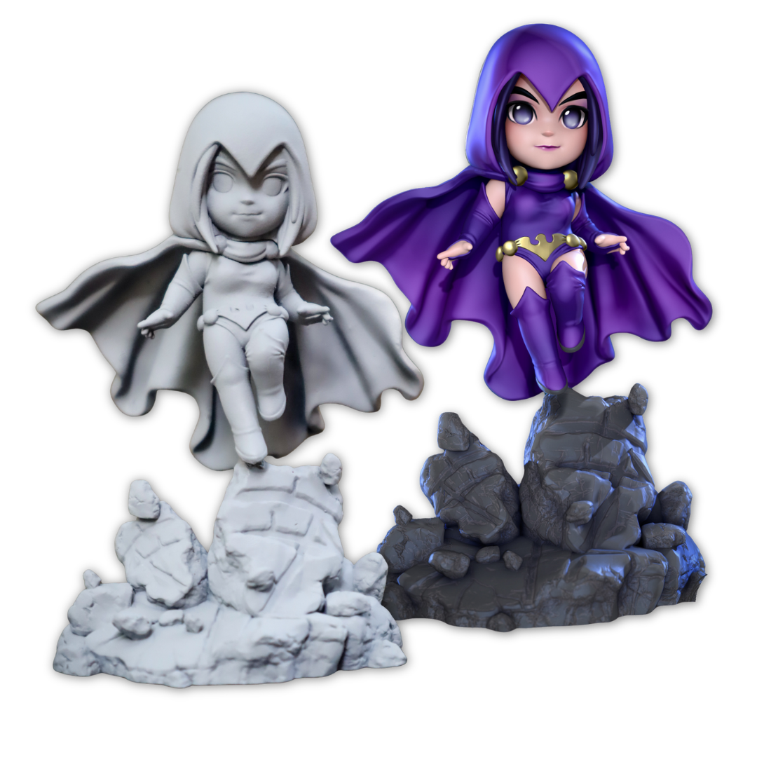 Chibi Raven: Azarath Metrion Zinthos