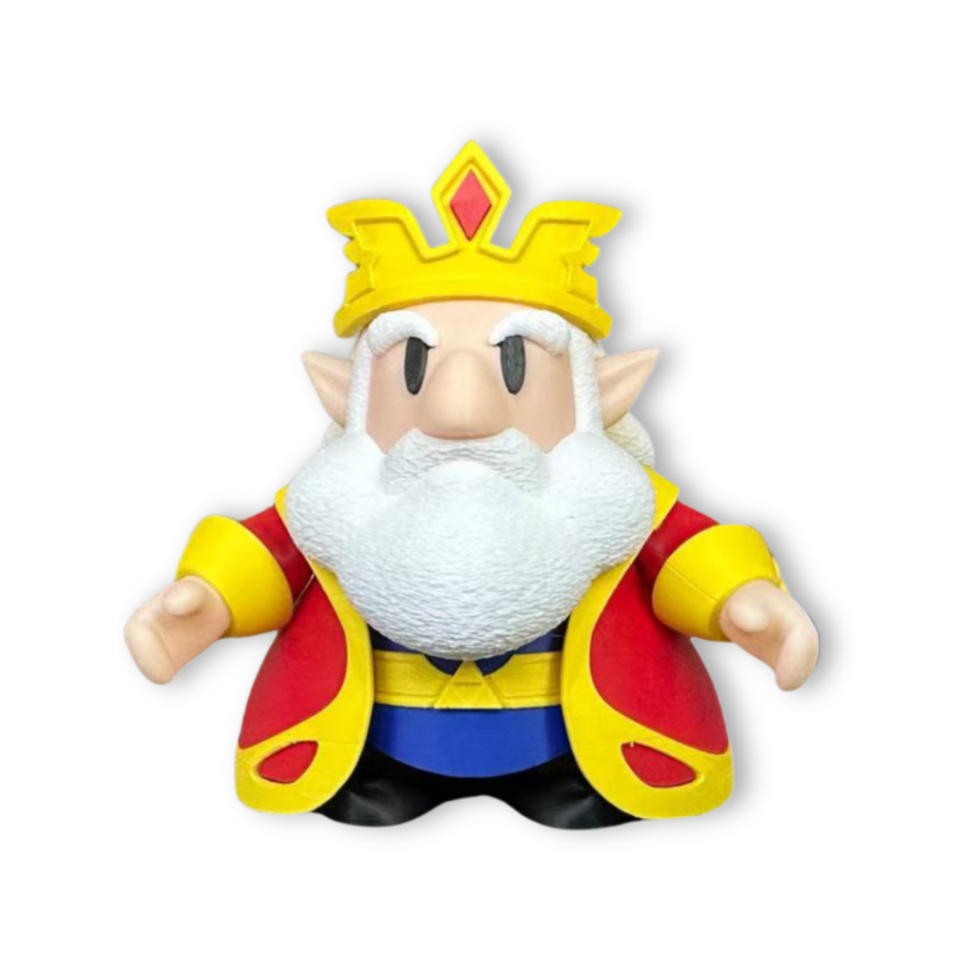 Miniatura chibi Rei de Hyrule (The Legend of Zelda)