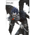 imagem ilustrativas do modelo a ser produzido, Figure Ryuk de Death Note, impressa em resina.
