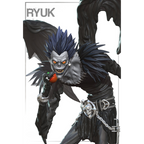 imagem ilustrativas do modelo a ser produzido, Figure Ryuk de Death Note, impressa em resina.