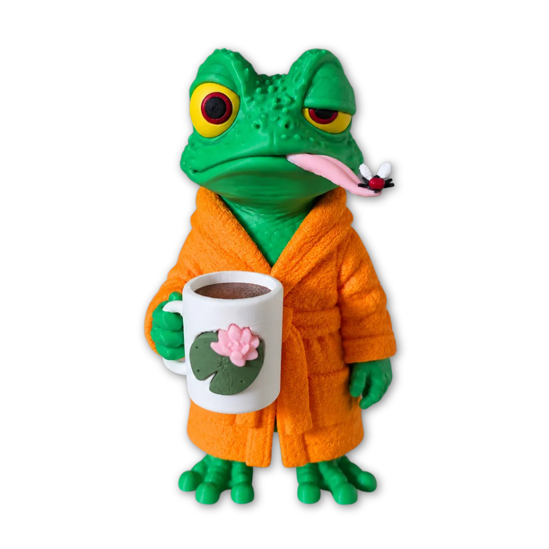 Sapo do Meme: Modo Café Ativado