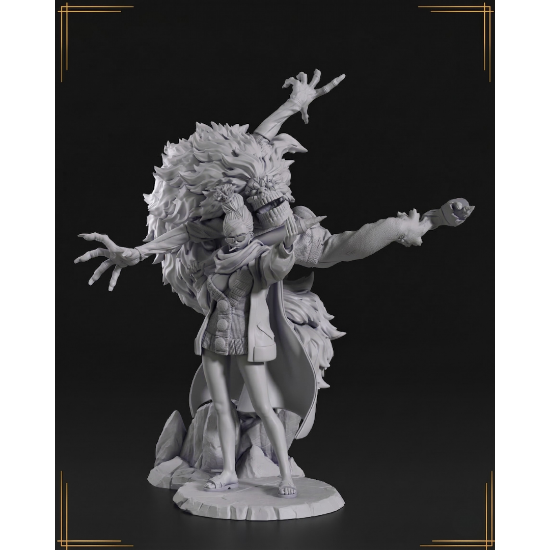 Figura Seiko y Turbo Granny (Dandadan)