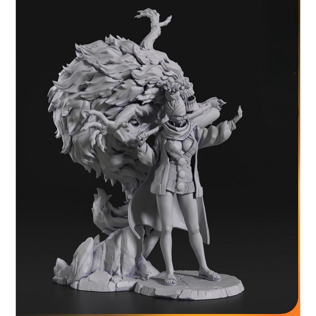Figura Seiko y Turbo Granny (Dandadan)