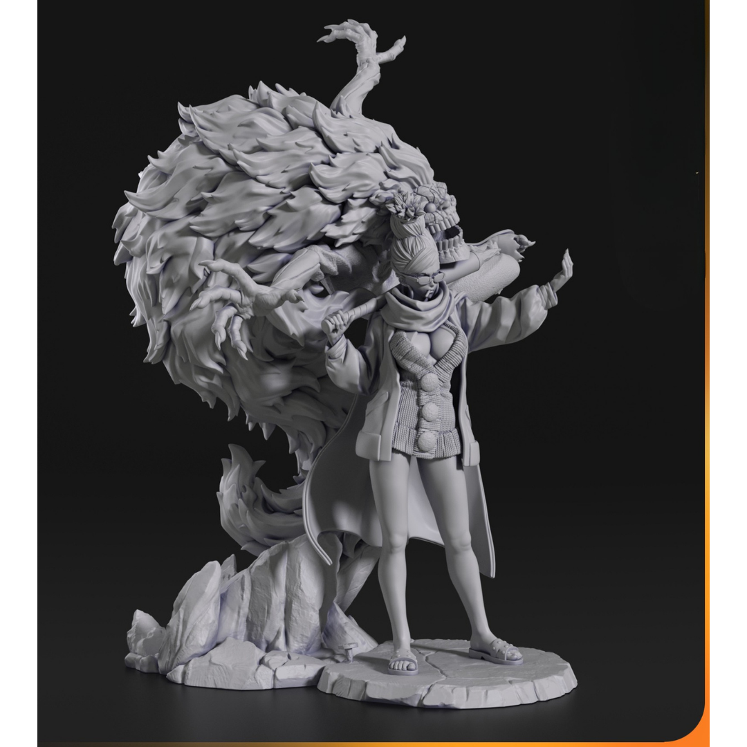 Figura Seiko y Turbo Granny (Dandadan)