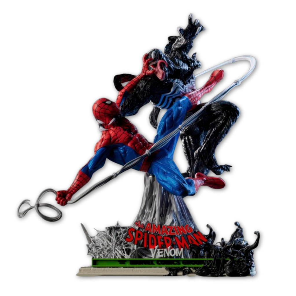 Diorama Venom vs Spider-Man