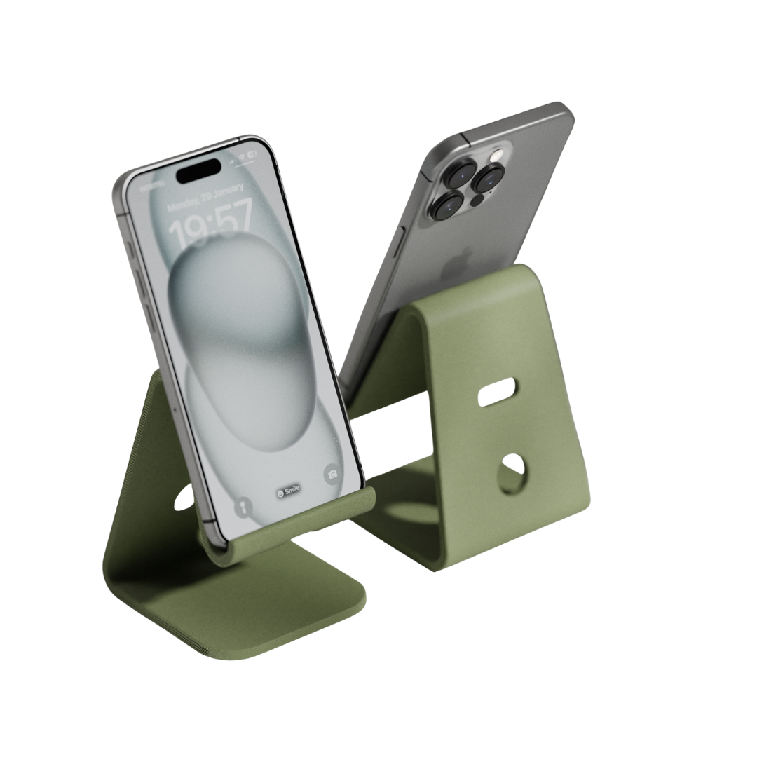 Suporte Telemóvel Minimalista | Secretária Moderna