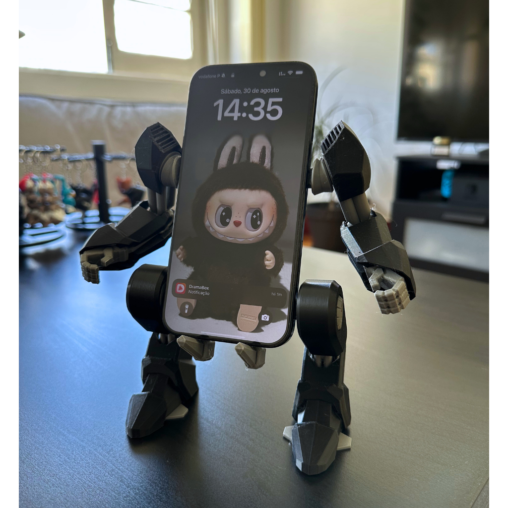 imagem de suporte robô para telemóvel