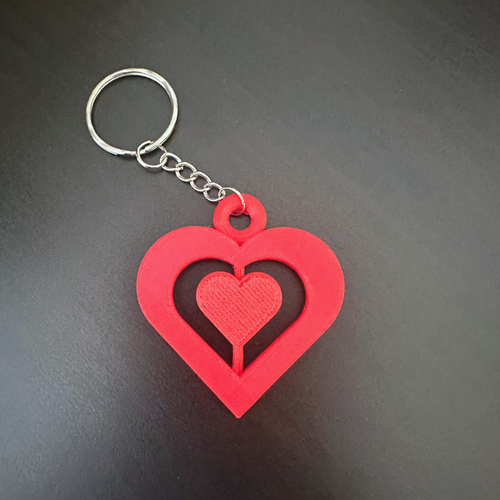 Llavero de corazón