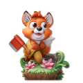 Miniatura Chibi Tod (Papuça e Dentuça)