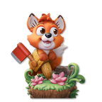 Miniatura Chibi Tod (Papuça e Dentuça)