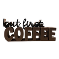 Placa Decorativa 'Time to Coffee' | Cantinho do Café