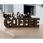 Placa Decorativa 'Time to Coffee' | Cantinho do Café