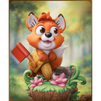 Miniatura Chibi Tod (Papuça e Dentuça)