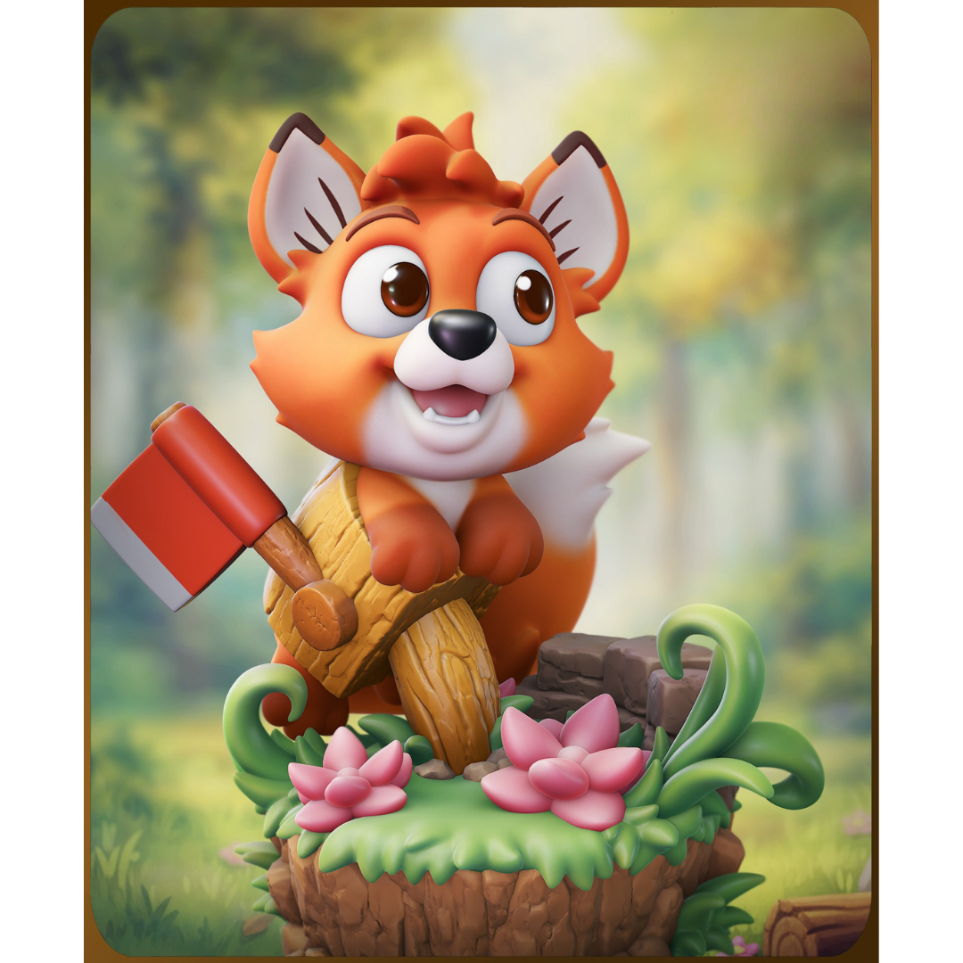 Miniatura Chibi Tod (Papuça e Dentuça)