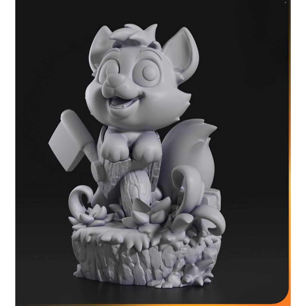 Miniatura Chibi Tod (Papuça e Dentuça)