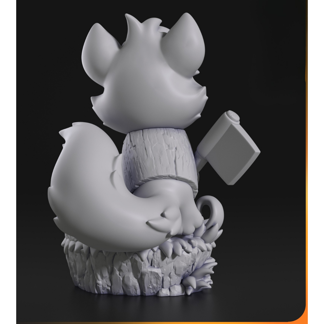 Miniatura Chibi Tod (Papuça e Dentuça)