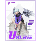 imagens são ilustrativas do modelo a ser produzido,  Figure Valrie impressa em 3D. 