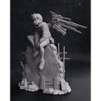 imagens são ilustrativas do modelo a ser produzido,  Figure Valrie impressa em 3D. 