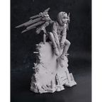 imagens são ilustrativas do modelo a ser produzido,  Figure Valrie impressa em 3D. 