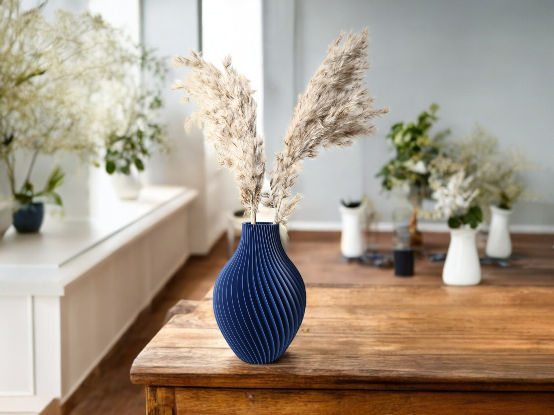 vaso decorativo espiral