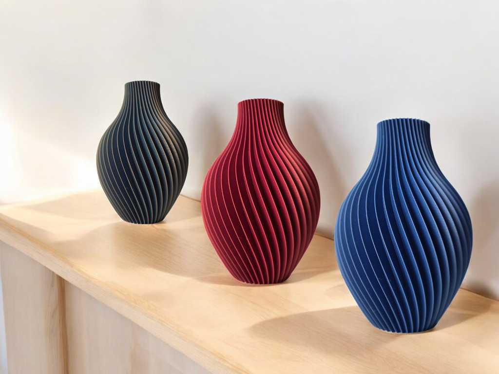 vaso decorativo espiral