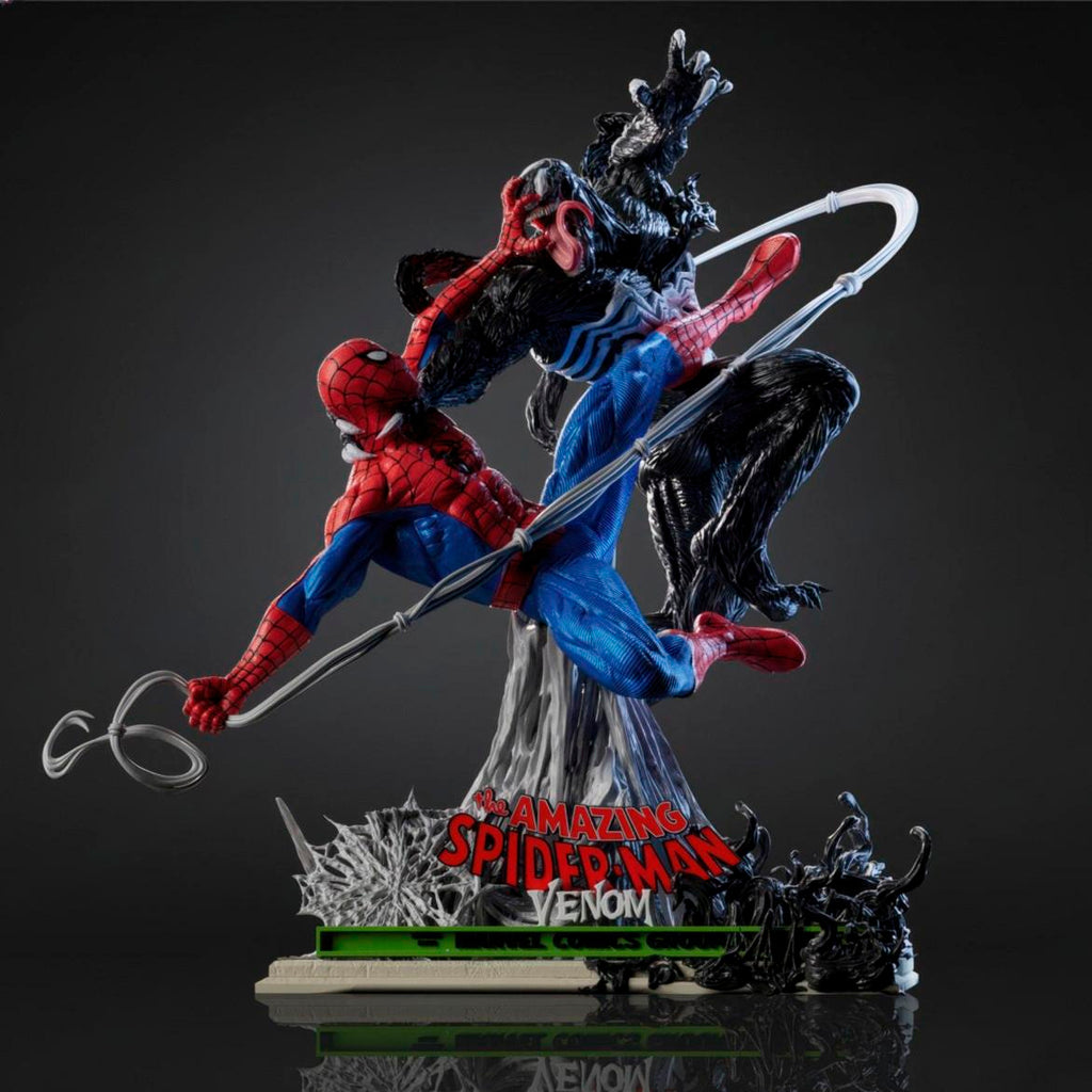 Diorama Venom vs Spider-Man