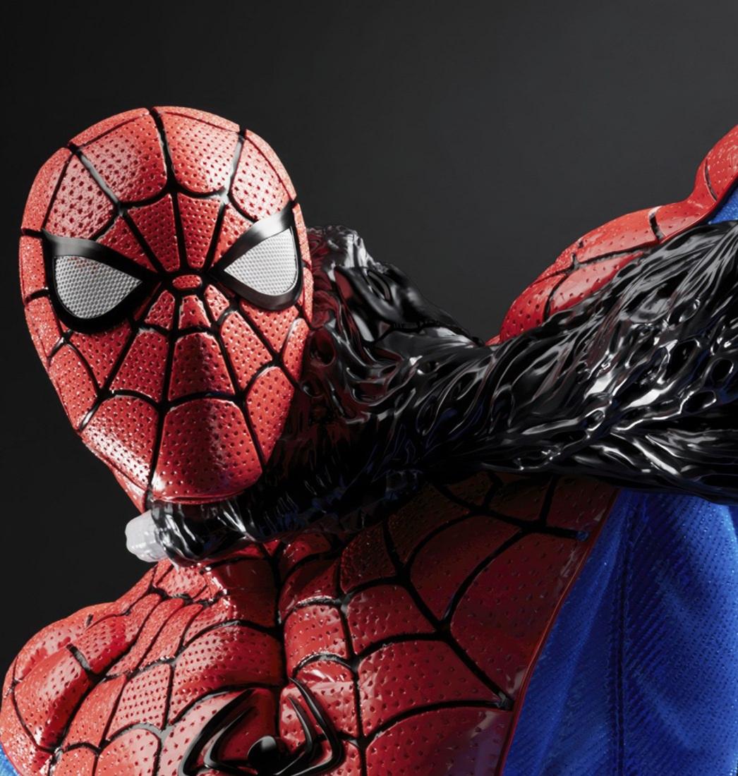 Diorama Venom vs Spider-Man