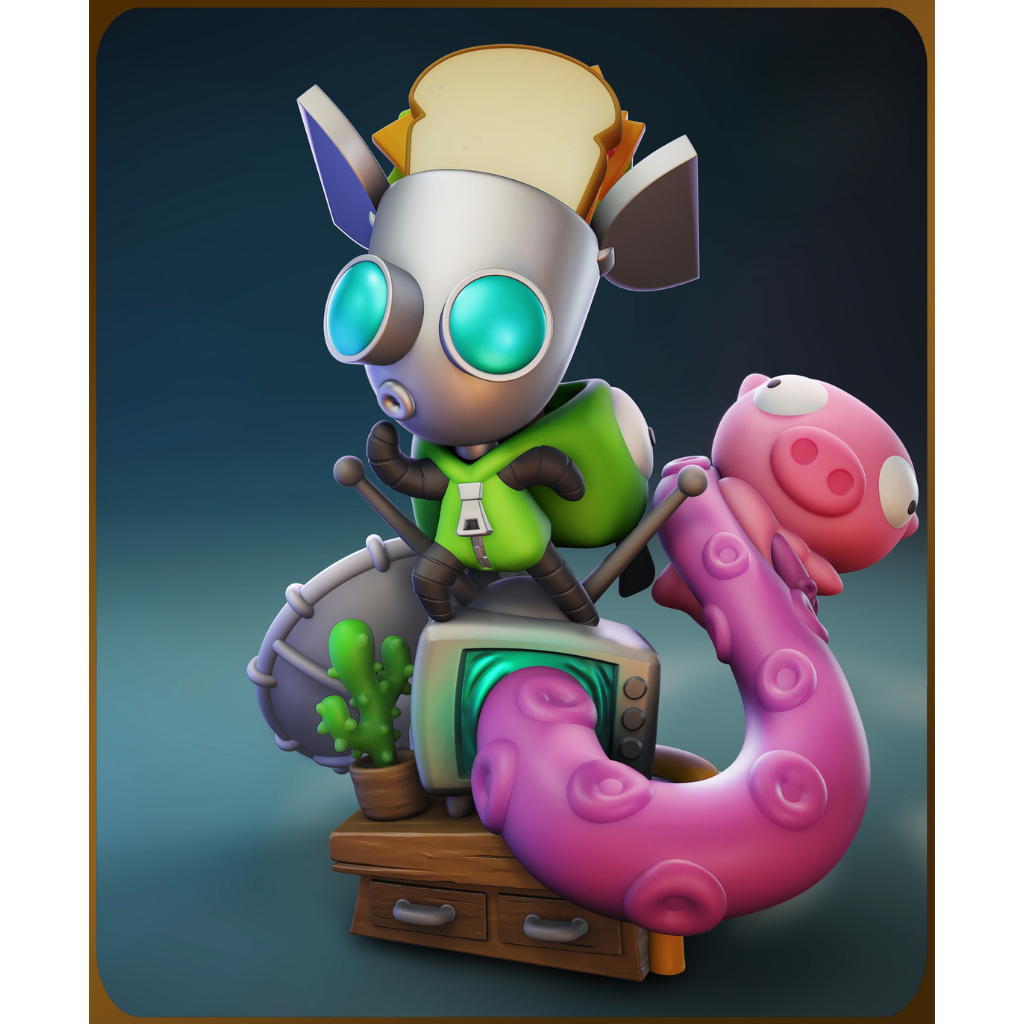 Figure Chibi Gir (Invader Zim)