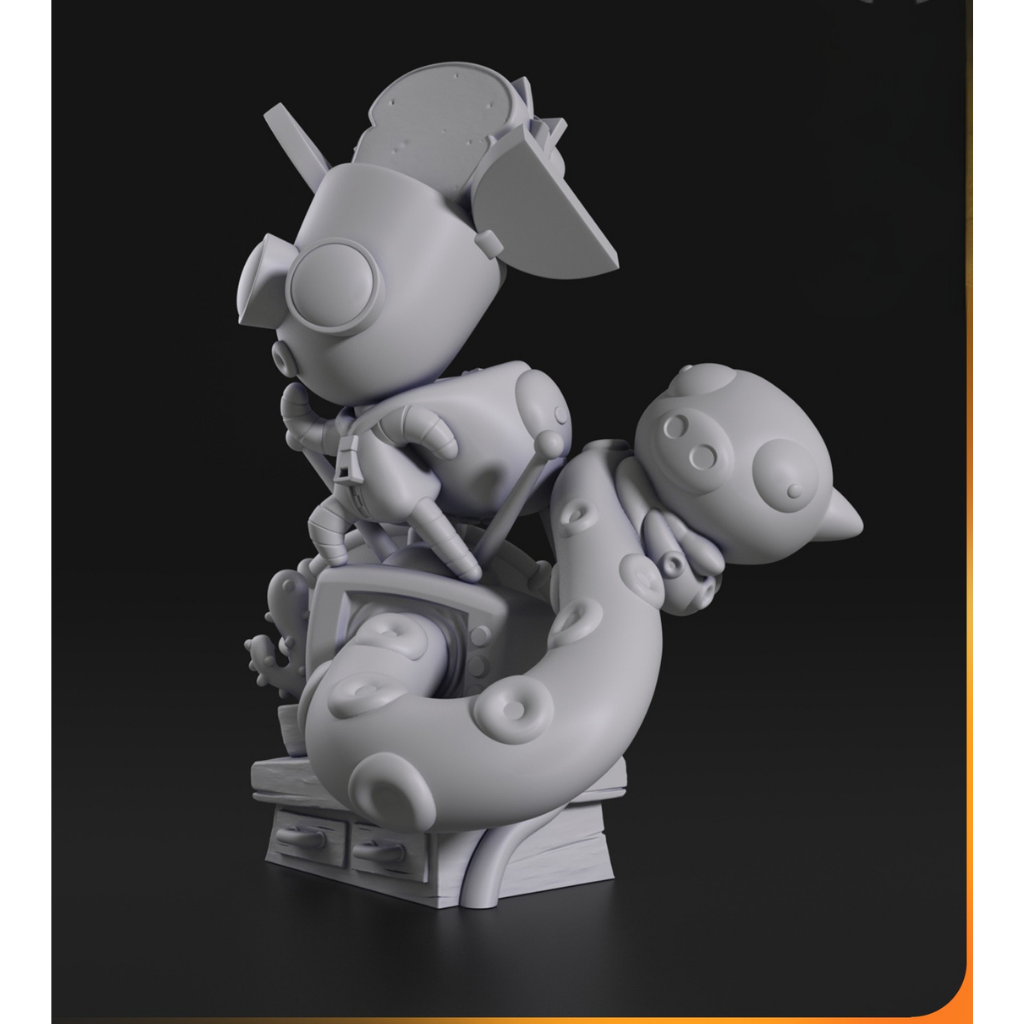 Figure Chibi Gir (Invader Zim)